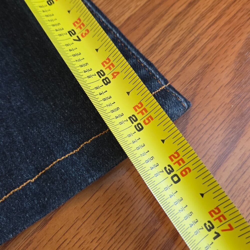 Dolce & Gabbana Womens 28 Jeans 4 Button Snap Zip Fly Acid Wash Flared Inseam 29 - Picture 12 of 15